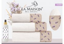 Подарочный набор полотенец La Maison с парфюмом - Narin (Turkey), 3 штуки